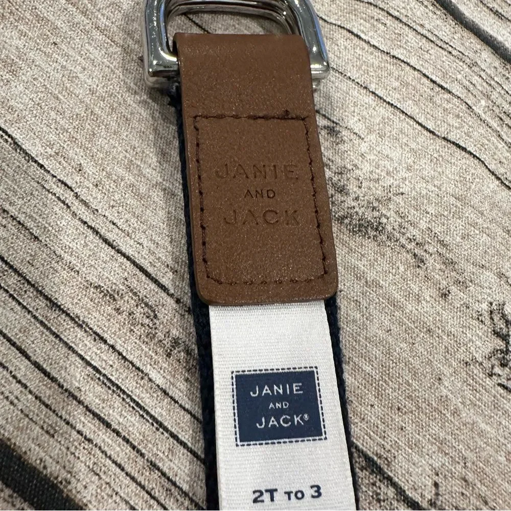Janie and Jack Woven Striped Belt in Like New Condition Size 2t/3t